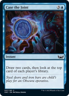Case the Joint (SNC) #37 Common (Lightly Played) Streets of New Capenna Magic: 2022