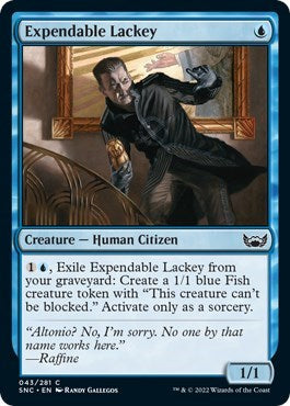 Expendable Lackey (SNC) #43 Common (Lightly Played) Streets of New Capenna Magic: 2022