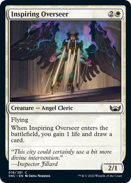 Inspiring Overseer (SNC) #18 Common Streets of New Capenna Magic: The Gathering: 2022