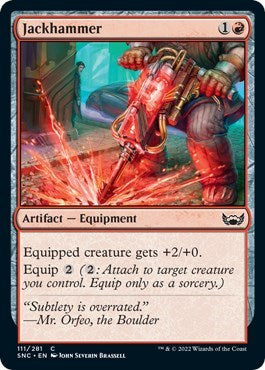 Jackhammer (SNC) #111 Common (Lightly Played) Streets of New Capenna Magic: 2022
