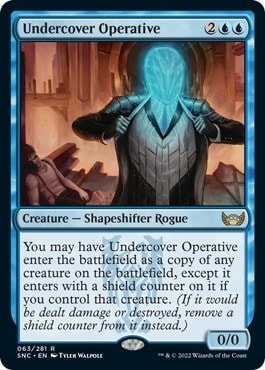 Undercover Operative (SNC) #63 Rare (Lightly Played) Streets of New Capenna Magic: The Gathering: 2022