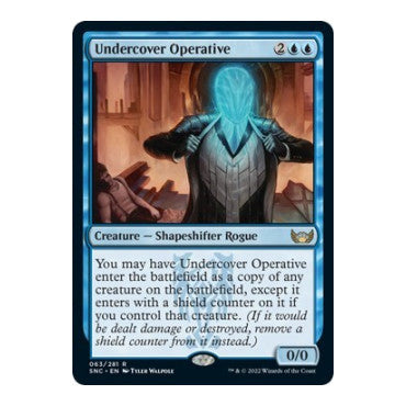 Undercover Operative (SNC) #63 Rare (Lightly Played) Streets of New Capenna Magic: The Gathering: 2022