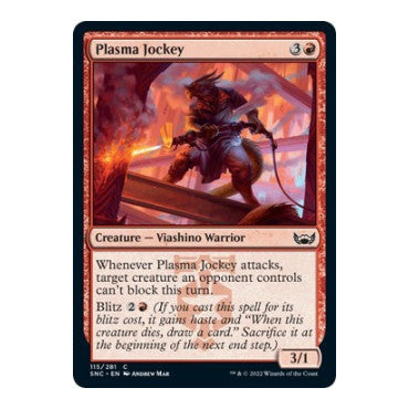 Plasma Jockey (SNC) #115 Common (Lightly Played) Streets of New Capenna Magic: The Gathering: 2022