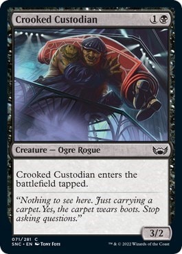 Crooked Custodian (SNC) #71 Common Streets of New Capenna Magic: The Gathering: 2022