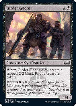 Girder Goons (SNC) #80 Common (Moderately Played) Streets of New Capenna Magic: The Gathering: 2022