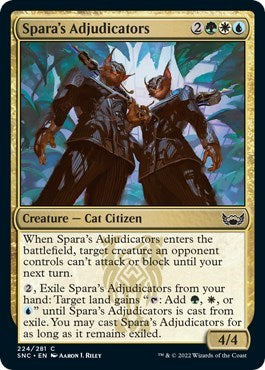 Sparas Adjudicators (SNC) #224 Common (Lightly Played) Streets of New Capenna Magic: 2022