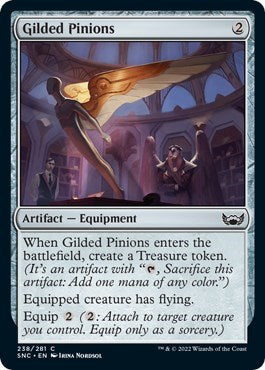 Gilded Pinions (SNC) #238 Common (Lightly Played) Streets of New Capenna Magic: 2022
