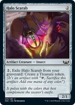 Halo Scarab (SNC) #239 Common (Lightly Played) Streets of New Capenna Magic: 2022