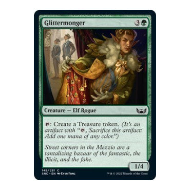 Glittermonger (SNC) #149 Common (Lightly Played) Streets of New Capenna Magic: The Gathering: 2022