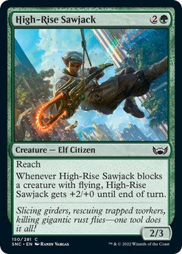High Rise Sawjack (SNC) #150 Common Streets of New Capenna Magic: The Gathering: 2022
