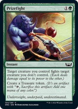 Prizefight (SNC) #154 Common (Lightly Played) Streets of New Capenna Magic: The Gathering: 2022