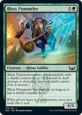 2022 Magic: Streets of New Capenna (SNC) - Rhox Pummeler (#155, Common)