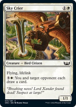Sky Crier (SNC) #31 Common (Lightly Played) Streets of New Capenna Magic: 2022