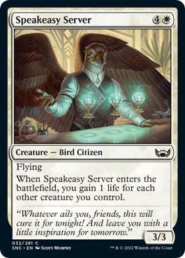 Speakeasy Server (SNC) #32 Common Streets of New Capenna Magic: 2022