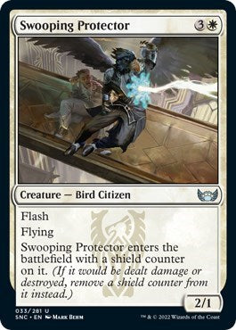 Swooping Protector (SNC) #33 Uncommon (Lightly Played) Streets of New Capenna Magic: 2022