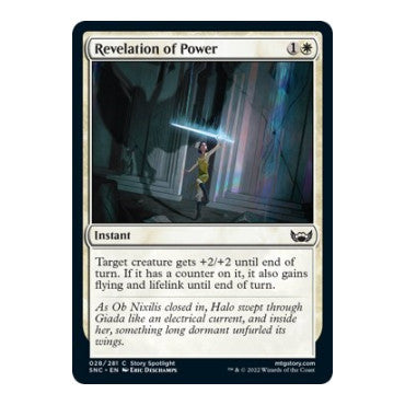 Revelation of Power (SNC) #28 Common Streets of New Capenna Magic: The Gathering: 2022
