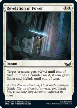 Revelation of Power (SNC) #28 Common (Lightly Played) Streets of New Capenna Magic: The Gathering: 2022