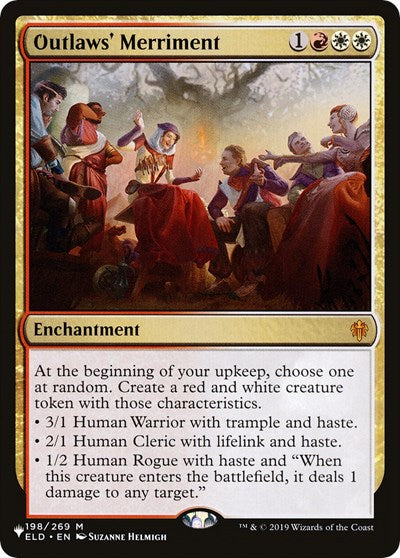 Outlaws Merriment (LIST) #ELD-198 Mythic Rare (Lightly Played) The List Reprints Magic: 2026