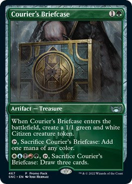 Couriers Briefcase (PPSNC) #467 Uncommon (Lightly Played) Promo Pack: Streets of New Capenna Magic: 2022