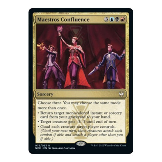 Maestros Confluence (NCC) #75 Rare (Lightly Played) Commander: Streets of New Capenna Magic: The Gathering: 2022