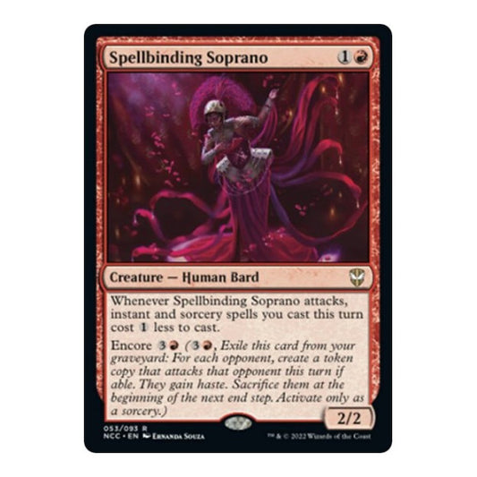 Spellbinding Soprano (NCC) #53 Rare (Lightly Played) Commander: Streets of New Capenna Magic: The Gathering: 2022