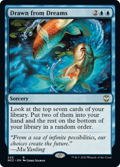 Drawn from Dreams (NCC) #220 Rare (Lightly Played) Commander: Streets of New Capenna Magic: The Gathering: 2022