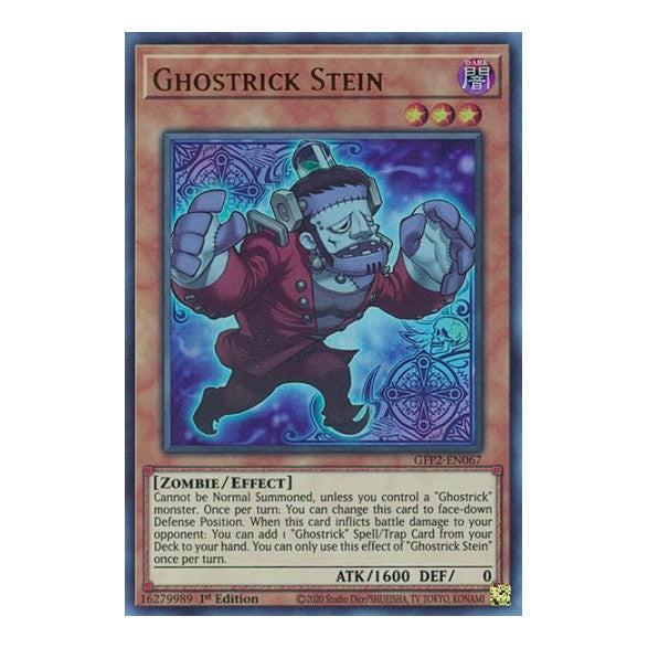 Ghostrick Stein (GFP2) #GFP2-EN067 Ultra Rare (1st Edition Near Mint) Ghosts From the Past: The 2nd Haunting YuGiOh: 2022