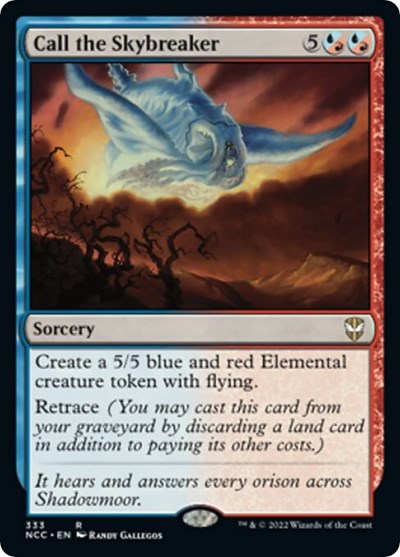 Call the Skybreaker (NCC) #333 Rare (Lightly Played) Commander: Streets of New Capenna Magic: The Gathering: 2022