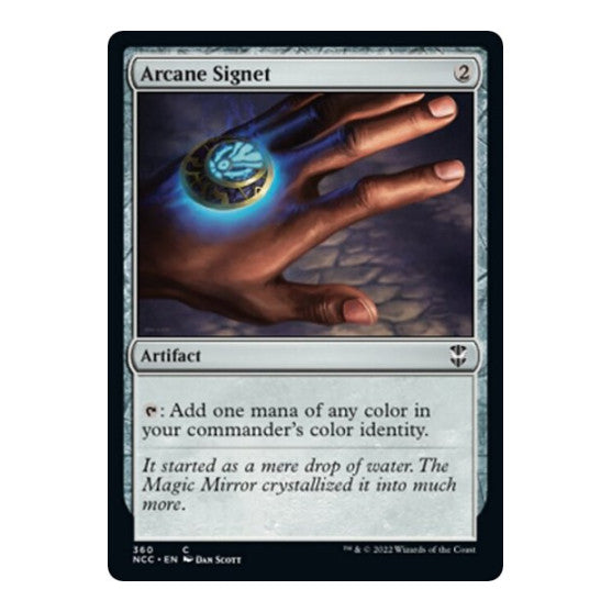 Arcane Signet (NCC) #360 Common (Lightly Played) Commander: Streets of New Capenna Magic: The Gathering: 2022