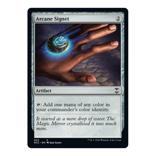 Arcane Signet (NCC) #360 Common (Lightly Played) Commander: Streets of New Capenna Magic: The Gathering: 2022