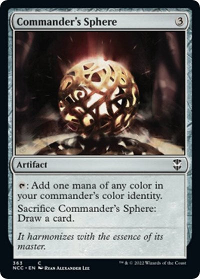 2022 Magic: Commander: Streets of New Capenna (NCC) - Commanders Sphere (#363, Common) (Lightly Played)