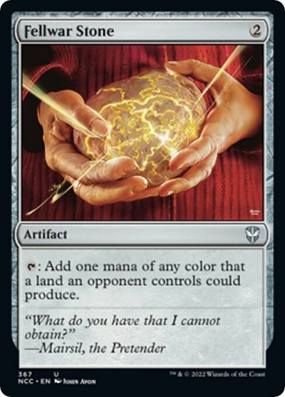 Fellwar Stone (NCC) #367 Uncommon (Lightly Played) Commander: Streets of New Capenna Magic: The Gathering: 2022
