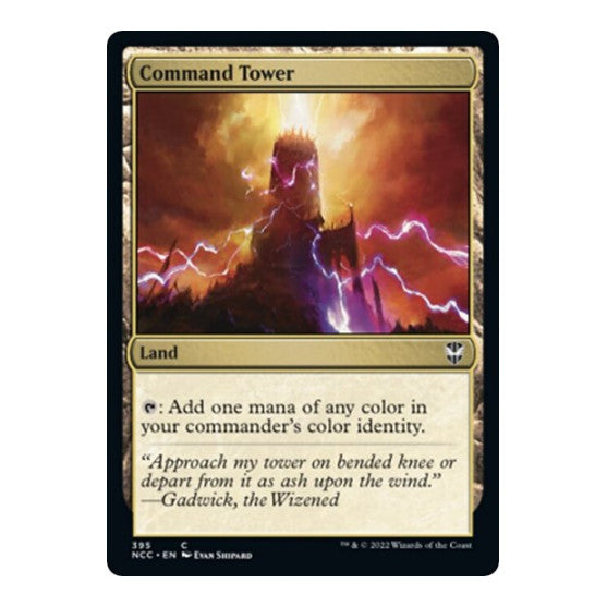 Command Tower (NCC) #395 Common (Lightly Played) Commander: Streets of New Capenna Magic: The Gathering: 2022