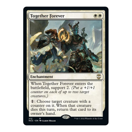 Together Forever (NCC) #212 Rare (Lightly Played) Commander: Streets of New Capenna Magic: The Gathering: 2022
