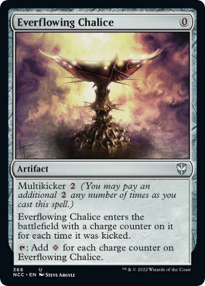 Everflowing Chalice (NCC) #366 Uncommon (Lightly Played) Commander: Streets of New Capenna Magic: 2022