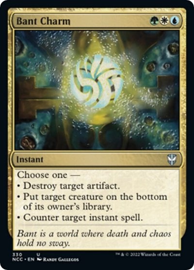 Bant Charm (NCC) #330 Uncommon (Lightly Played) Commander: Streets of New Capenna Magic: The Gathering: 2022
