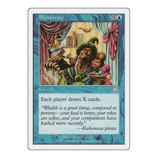 Prosperity (6ED) #89 Uncommon (Lightly Played) Classic Sixth Edition Magic: The Gathering: 1999