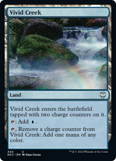 Vivid Creek (NCC) #444 Uncommon (Lightly Played) Commander: Streets of New Capenna Magic: 2022