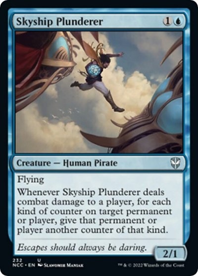 Skyship Plunderer (NCC) #232 Uncommon (Lightly Played) Commander: Streets of New Capenna Magic: The Gathering: 2022