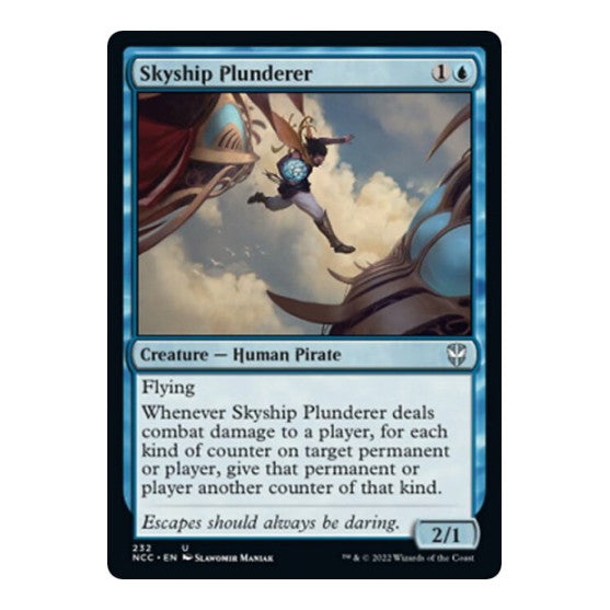 Skyship Plunderer (NCC) #232 Uncommon (Lightly Played) Commander: Streets of New Capenna Magic: The Gathering: 2022