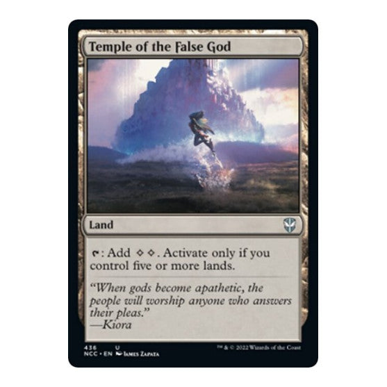 Temple of the False God (NCC) #436 Uncommon (Lightly Played) Commander: Streets of New Capenna Magic: The Gathering: 2022