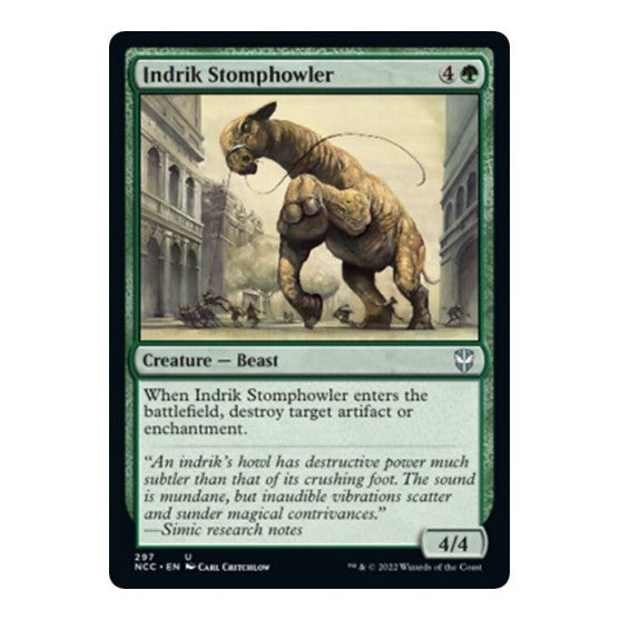 Indrik Stomphowler (NCC) #297 Uncommon (Lightly Played) Commander: Streets of New Capenna Magic: The Gathering: 2022