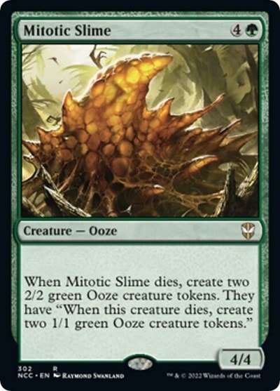 Mitotic Slime (NCC) #302 Rare (Lightly Played) Commander: Streets of New Capenna Magic: The Gathering: 2022
