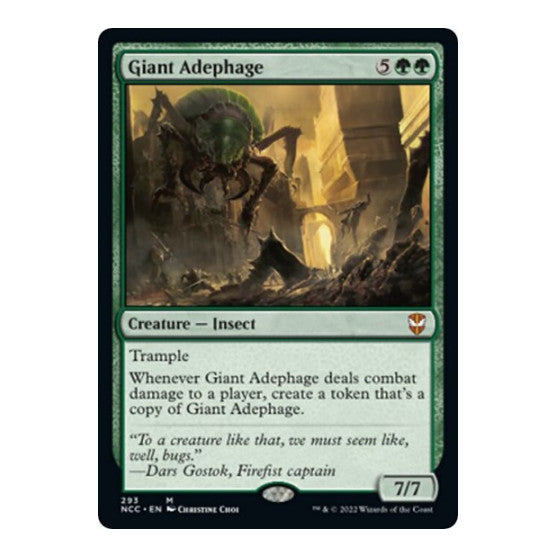 Giant Adephage (NCC) #293 Mythic Rare (Lightly Played) Commander: Streets of New Capenna Magic: The Gathering: 2022