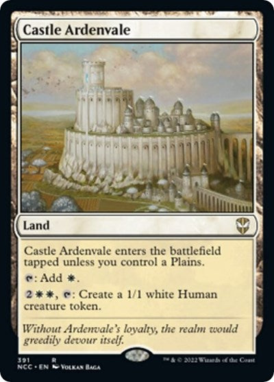 Castle Ardenvale (NCC) #391 Rare (Lightly Played) Commander: Streets of New Capenna Magic: The Gathering: 2022