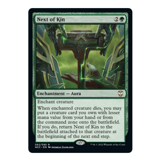 Next of Kin (NCC) #62 Rare (Lightly Played) Commander: Streets of New Capenna Magic: The Gathering: 2022