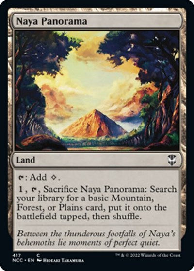 Naya Panorama (NCC) #417 Common (Lightly Played) Commander: Streets of New Capenna Magic: The Gathering: 2022