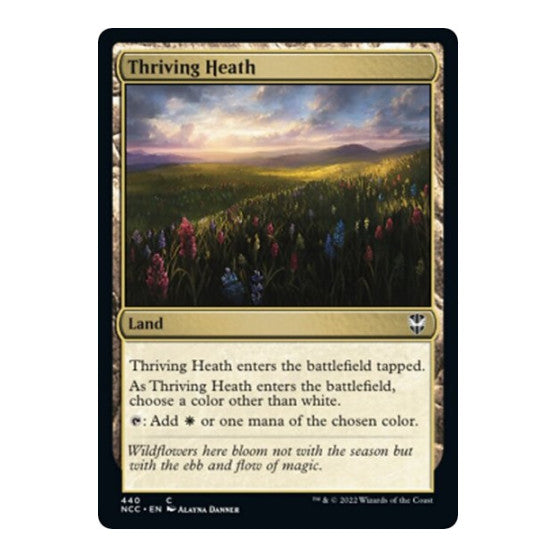 Thriving Heath (NCC) #440 Common (Lightly Played) Commander: Streets of New Capenna Magic: The Gathering: 2022