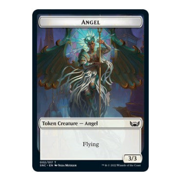 Angel Token (SNC) #2 T (Lightly Played) Streets of New Capenna Magic: The Gathering: 2022