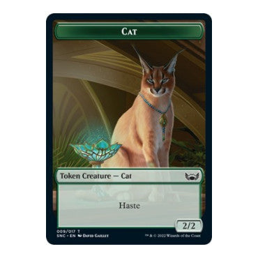 Cat Token (SNC) #9 T Streets of New Capenna Magic: The Gathering: 2022